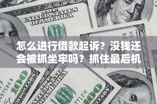 北京怎么进行借款起诉？没钱还会被抓坐牢吗？抓住最后机会！