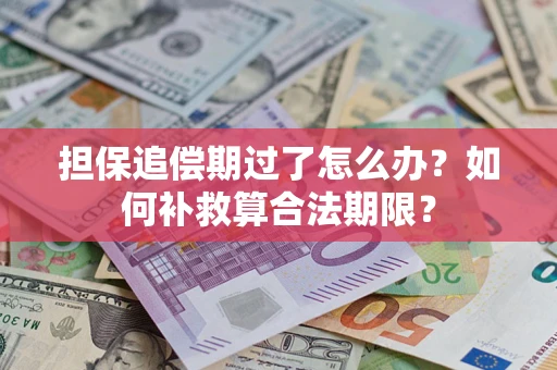 北京担保追偿期过了怎么办？如何补救算合法期限？