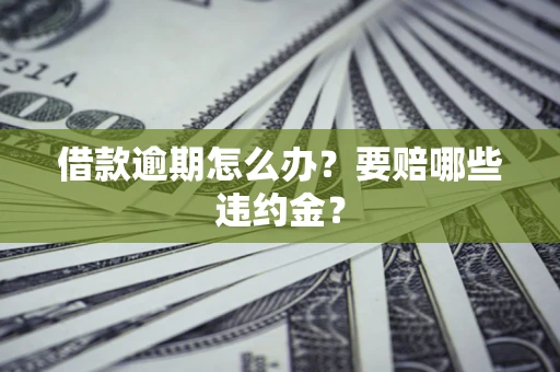 北京借款逾期怎么办？要赔哪些违约金？