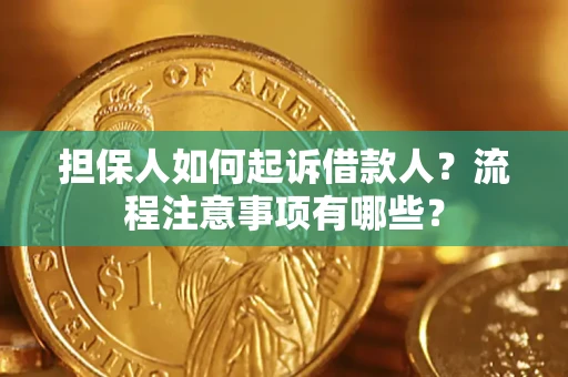 北京担保人如何起诉借款人？流程注意事项有哪些？